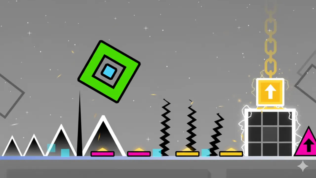 Geometry Dash Meltdown Scratch cover